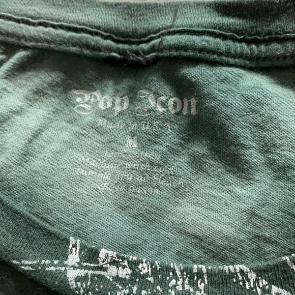 Pop Icon green t-shirt medium - Picture 3 of 4